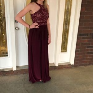 Formal Burgundy Dress (size 6)